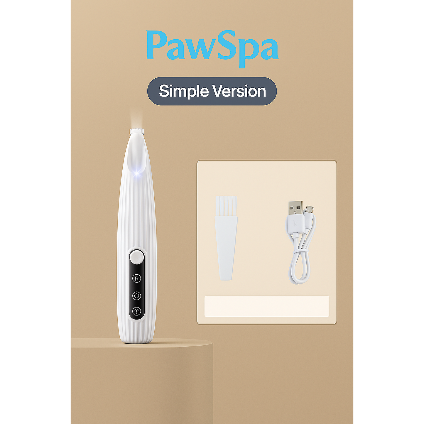 PawSpa LED Pet Trimmer – Waterproof, Precision Grooming with Wide Blade & LED Display