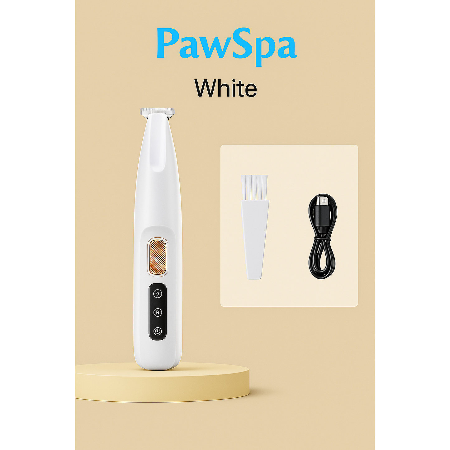 PawSpa LED Pet Trimmer – Waterproof, Precision Grooming with Wide Blade & LED Display