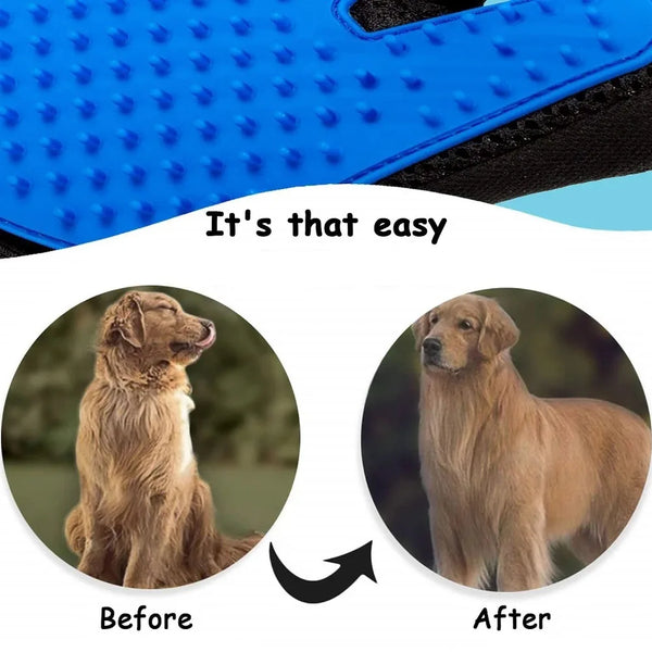 Soft Silicone Pet Grooming Glove